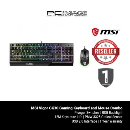 MSI Vigor GK30 Gaming Keyboard and Mouse Combo