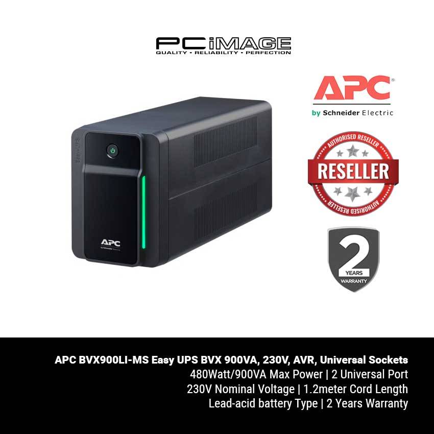 APC BVX900LI-MS Easy UPS BVX 900VA, 230V, AVR, Universal Sockets | PC Image