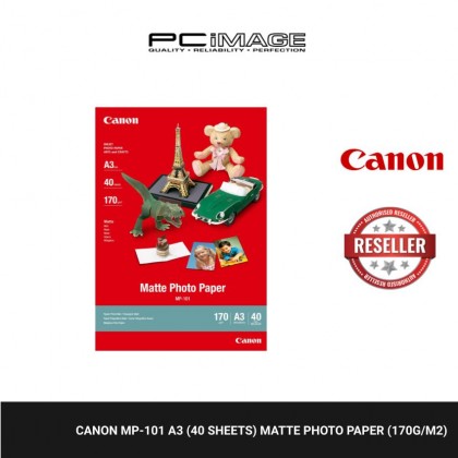 CANON MP-101 A3 (40 SHEETS) MATTE PHOTO PAPER (170G/M2)