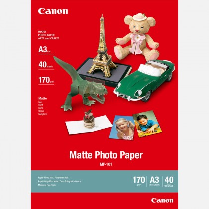 CANON MP-101 A3 (40 SHEETS) MATTE PHOTO PAPER (170G/M2)