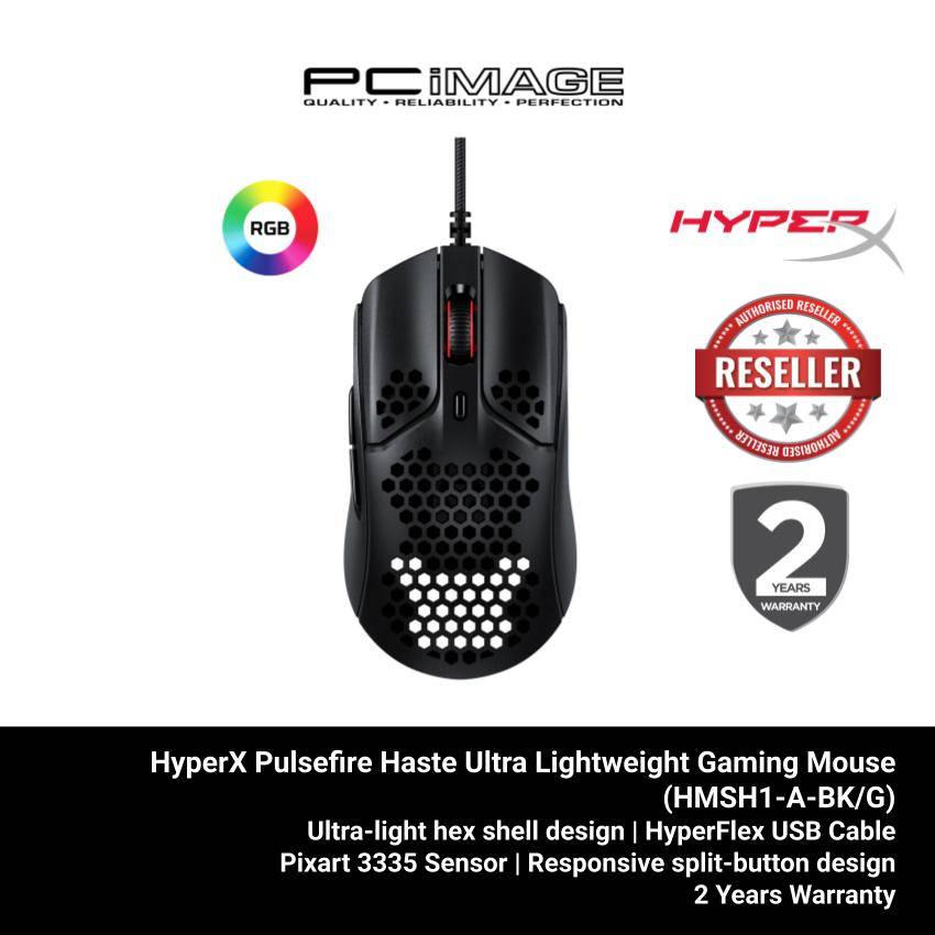 HyperX Pulsefire Haste Ultra Lightweight Gaming Mouse (HMSH1ABK/G