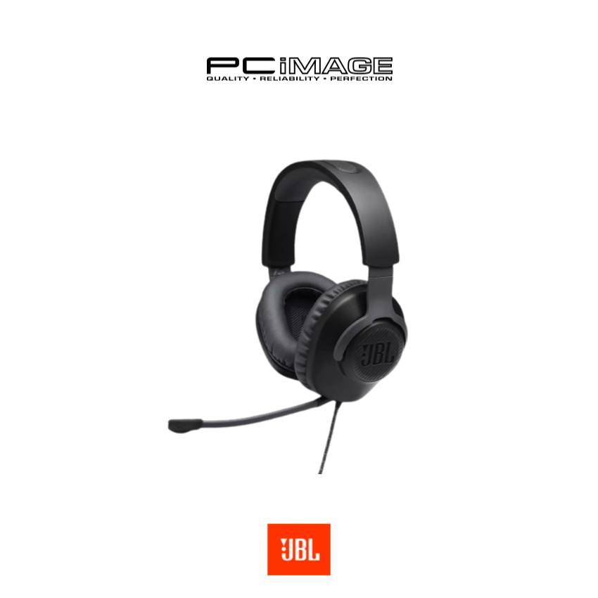 JBL Quantum 100 Wired OverEar Gaming Headset with FlipUp Mic Black