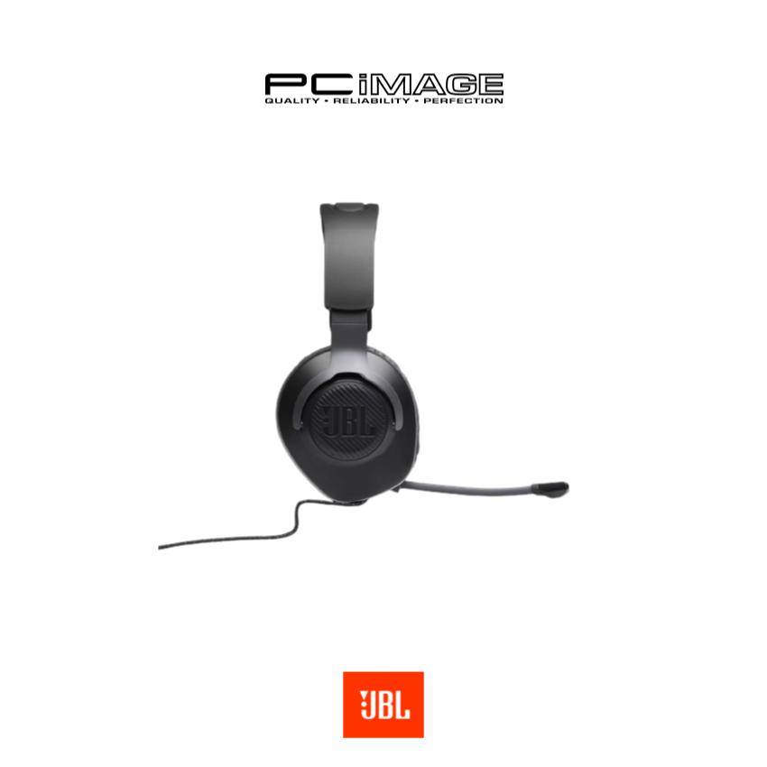 JBL Quantum 100 Wired OverEar Gaming Headset with FlipUp Mic Black