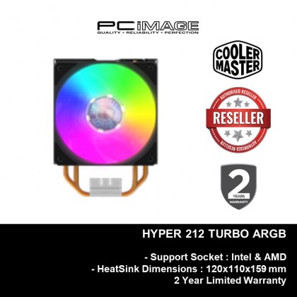 COOLER MASTER HYPER 212 LED TURBO ARGB CPU COOLER