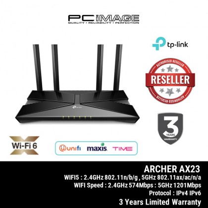 TP-LINK ARCHER AX23 AX1800 DUAL BAND WI-FI6 ROUTER