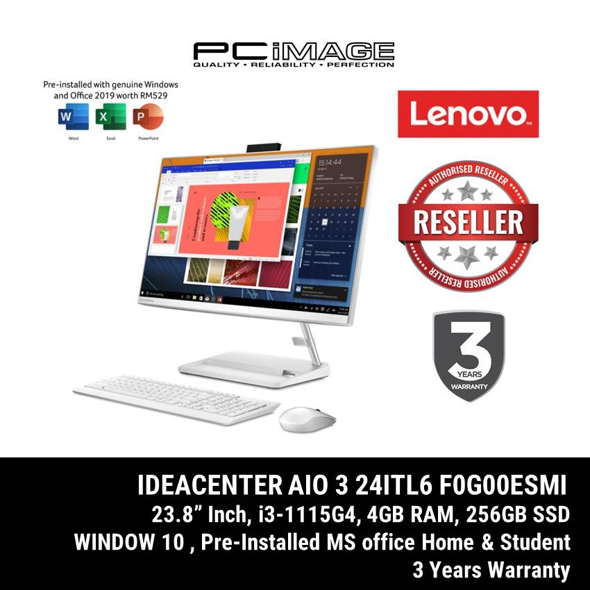 Lenovo IdeaCentre AIO 3 24ITL6 F0G000ESMI 23.8'' FHD All-In-One Desktop ...