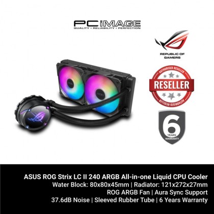 ASUS ROG Strix LC II 240 ARGB All-in-one Liquid CPU Cooler