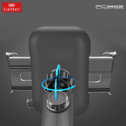 EARLDOM ET-EH59 Suction Cup 360 Degree Rotation Car Holder - Black
