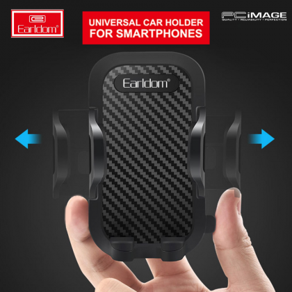 EARLDOM ET-EH59 Suction Cup 360 Degree Rotation Car Holder - Black