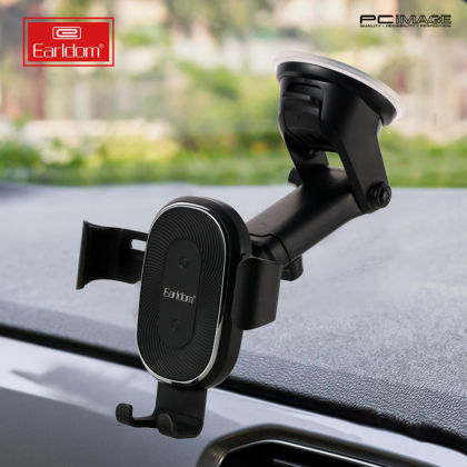 EARLDOM ET-WC13 15W Wireless Charger and Suction Car Holder-Black EARLDOM ET-WC13 15W Wireless Charger and Suction Car Holder-Black