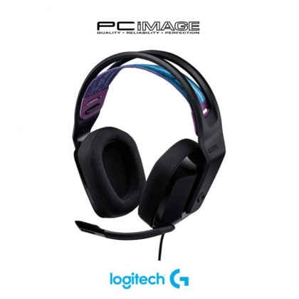 Logitech G335 Lightweight Wired Gaming Headset with Flip to Mute Microphone
