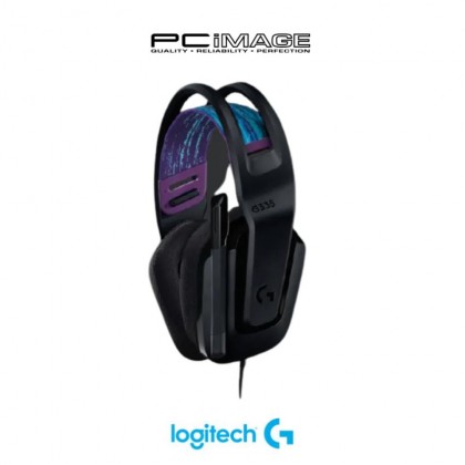 Logitech G335 Lightweight Wired Gaming Headset with Flip to Mute Microphone