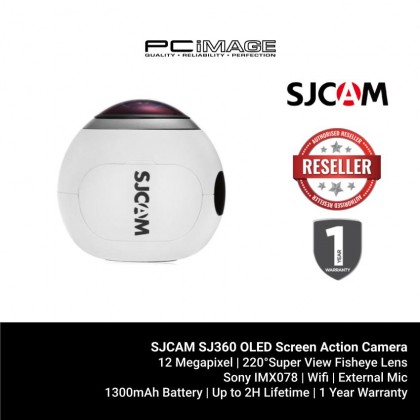 SJCAM SJ360 OLED Screen Action Camera Silver