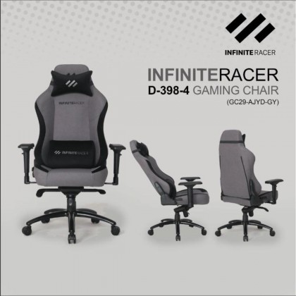 INFINITE RACER SPINE-FIX GEN 2 SERIES D-398-4 Gaming Chair - 4D Armrest, Metal Base, 60/75mm Caster, Linen Fabric, <120KG