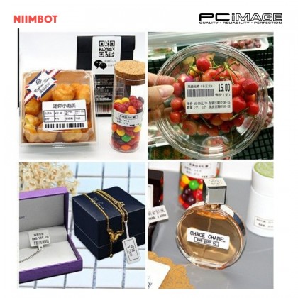 B21 White Label Sticker 30x30MM - 230Pcs