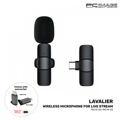 Lavalier Microphone for Live Stream Micro