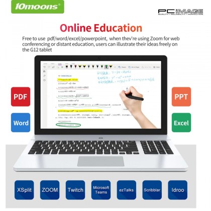 10MOONS G12 Graphic Tablet Working Area 240*155MM Black 10MOONS G12 Graphic Tablet Working Area 240*155MM Black