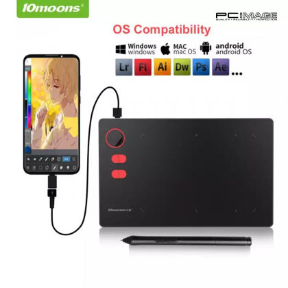 10MOONS G30 Graphic Table Working Area 183x135MM Black