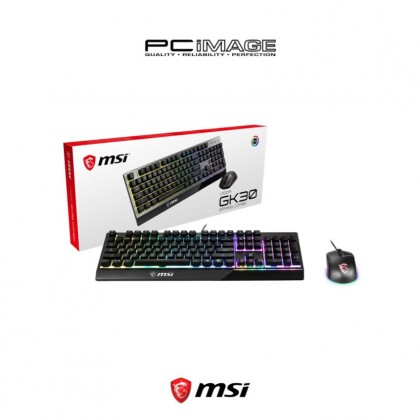 MSI Vigor GK30 Combo US Gaming Keyboard Mouse MSI Vigor GK30 Combo US Gaming Keyboard Mouse