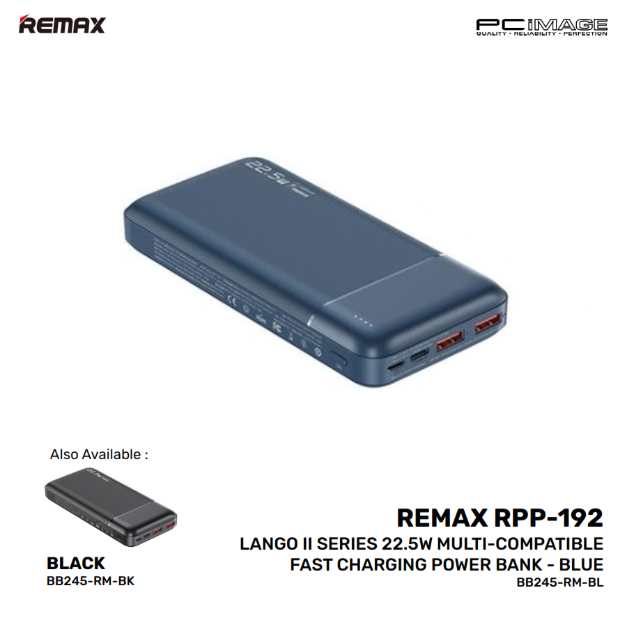 REMAX RPP-192 Lango II Series 22.5W Multi Compatible Fast Charging ...