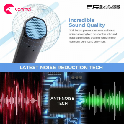 YANMAI G33 USB Wired LED Light Omnidirectional Condenser Gaming Microphone