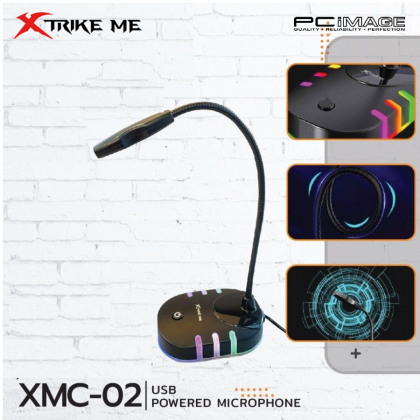 XTRIKE ME XMC-02 Omnidirectional RGB Wired Gaming Microphone
