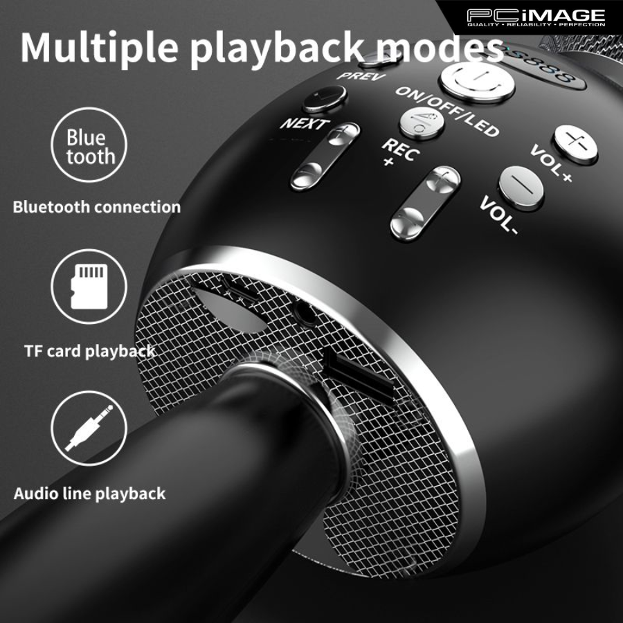 DS888 Wireless Microphone Hifi Speaker PC Image