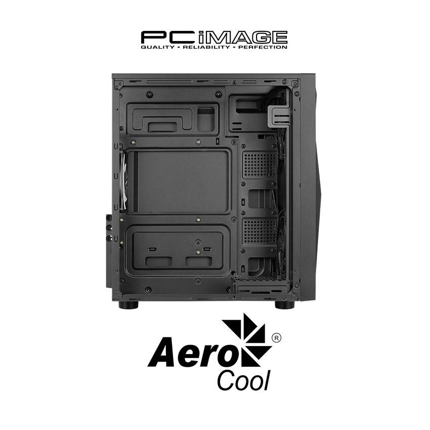 AEROCOOL GLIDER COSMO G-BK-V1 MID TOWER CASING BLACK | PC IMAGE MALAYSIA