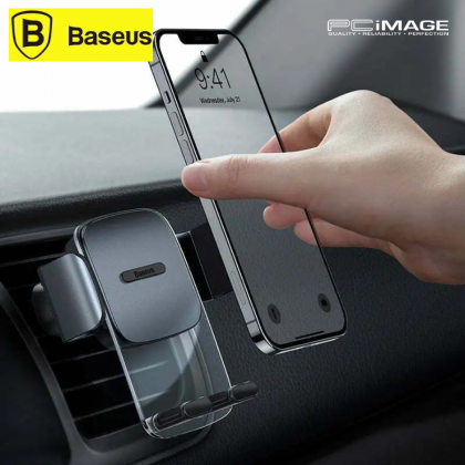 BASEUS SUYK000001 Easy Control Clamp Car Mount Holder Center Console & Air Vent 2in1 Black