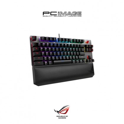 ASUS ROG Strix X802 Scope NX TKL Gaming Keyboard + ROG Scabbard Gaming Mouse Pad