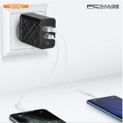 MOXOM MX-HC26 Nova Home Charger 22.5W / PD / QC / SCP Black