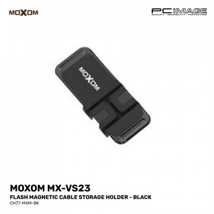 MOXOM MX-VS23 Flash Magnetic Cable Storage Holder Black