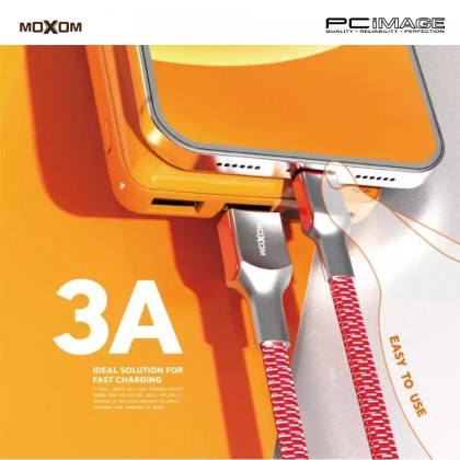 MOXOM MX-CB75 Heavy Metal Data Cable 1M 3A Black