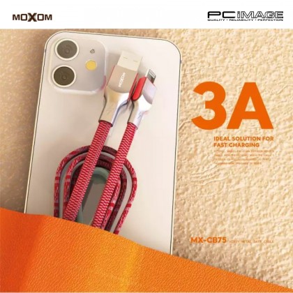 MOXOM MX-CB75 Heavy Metal Data Cable 1M 3A Black
