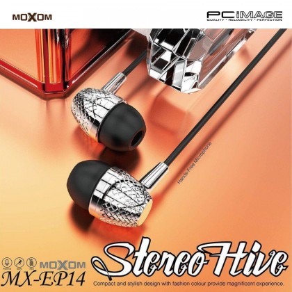 MOXOM MX-EP14 Stereo Hive Earphone 1.2M MOXOM MX-EP14 Stereo Hive Earphone 1.2M