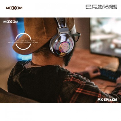 MOXOM MX-EP36 GM Aureole RGB Gaming Headset Black MOXOM MX-EP36 GM Aureole RGB Gaming Headset Black