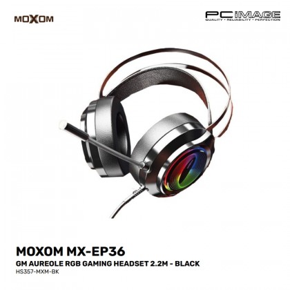MOXOM MX-EP36 GM Aureole RGB Gaming Headset Black MOXOM MX-EP36 GM Aureole RGB Gaming Headset Black