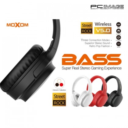 MOXOM MX-WL06 Street Rock Bluetooth FM/SD Card Wireless Headset MOXOM MX-WL06 Street Rock Bluetooth FM/SD Card Wireless Headset