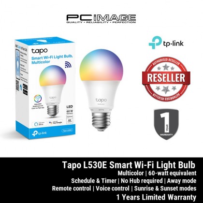 TP-LINK TAPO L530E SMART WIFI LIGHT BULB MULTICOLOR TP-LINK TAPO L530E SMART WIFI LIGHT BULB MULTICOLOR
