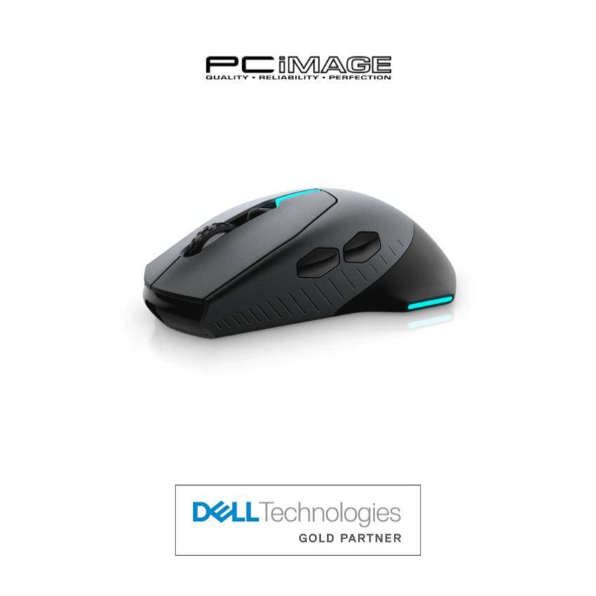 DELL Alienware 610M Wired Wireless Gaming Mouse Dark Side of The Moon AW610M PC Image