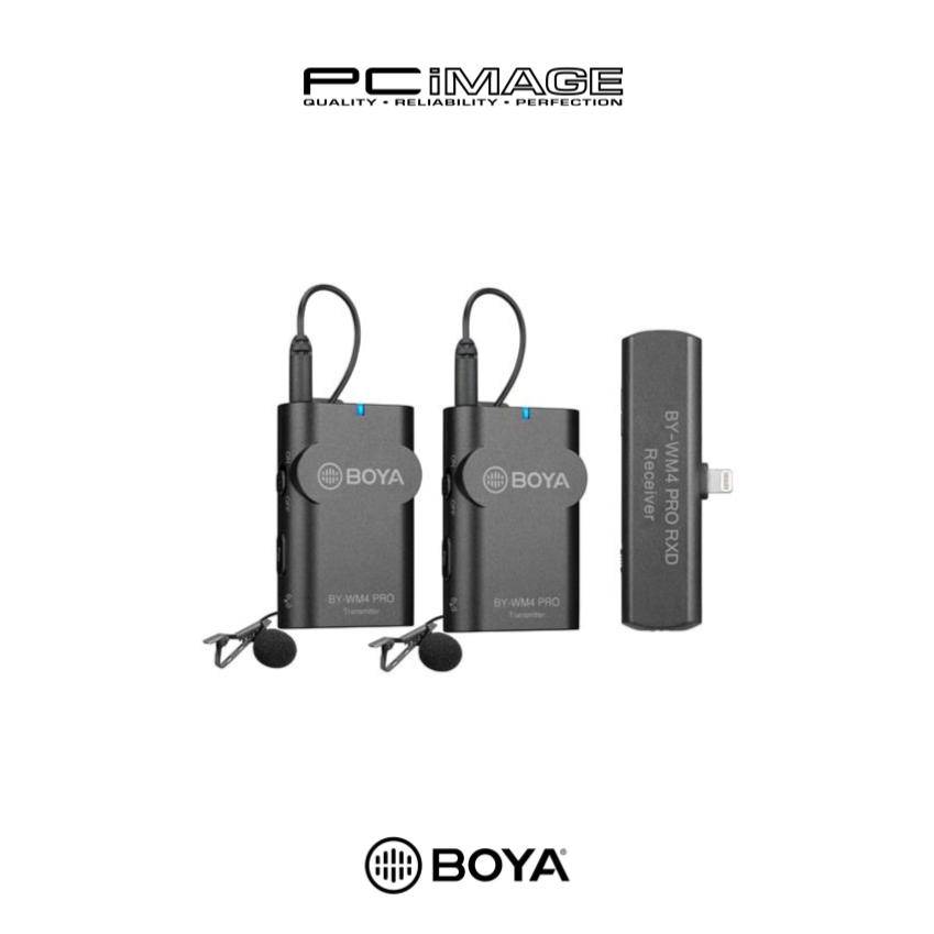 BOYA BY-WM4 PRO-K4 Dual Channel Digital Wireless Microphone iOS devices ...