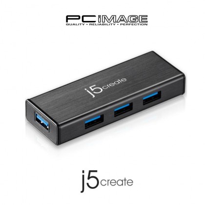 J5CREATE 4 PORT MINI HUB USB3.0 C/W ADAPTER