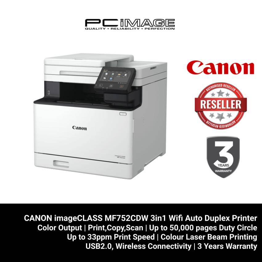 CANON imageCLASS MF752CDW 3in1 Wifi Auto Duplex Printer PC Image