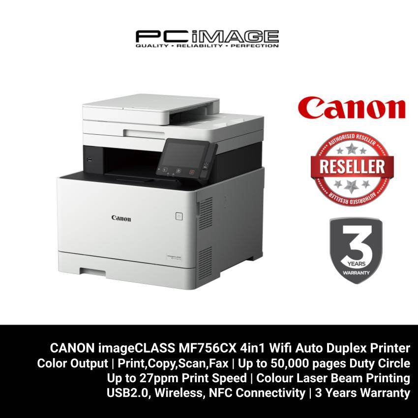 CANON imageCLASS MF756CX 4in1 Wifi Auto Duplex Printer PC Image