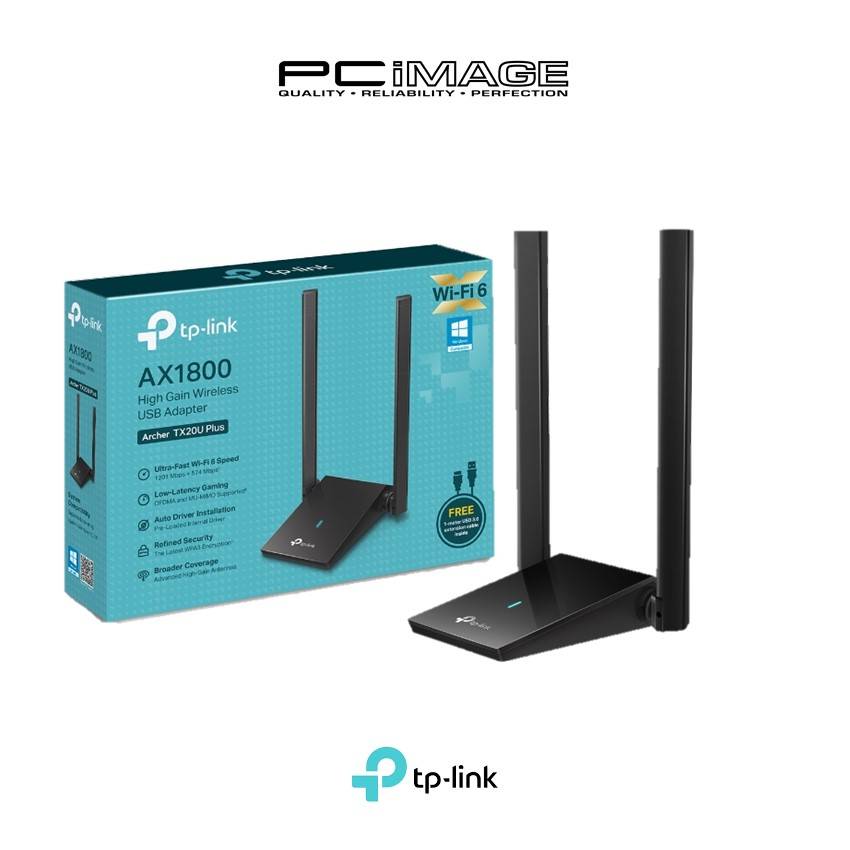 TPLINK ARCHER TX20U AX1800 DUAL ANTENNAS HIGH GAIN WIRELESS USB
