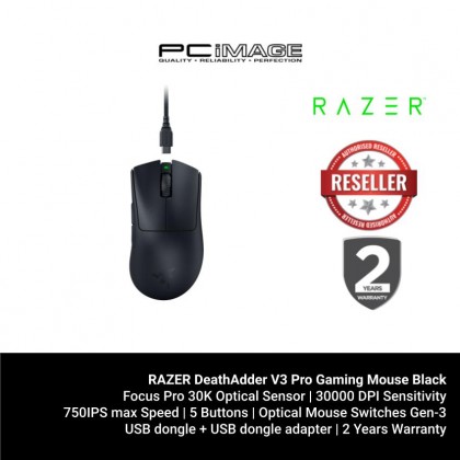 RAZER DeathAdder V3 Pro Gaming Mouse Black