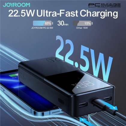 JOYROOM JR-QP193 22.5W Power Bank 30000mAh Black