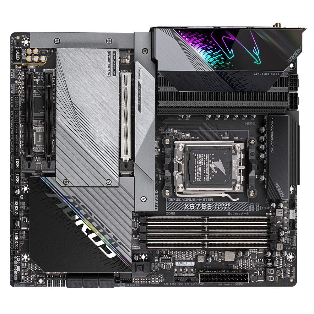 GIGABYTE X670E AORUS MASTER GAMING AM5 MOTHERBOARD