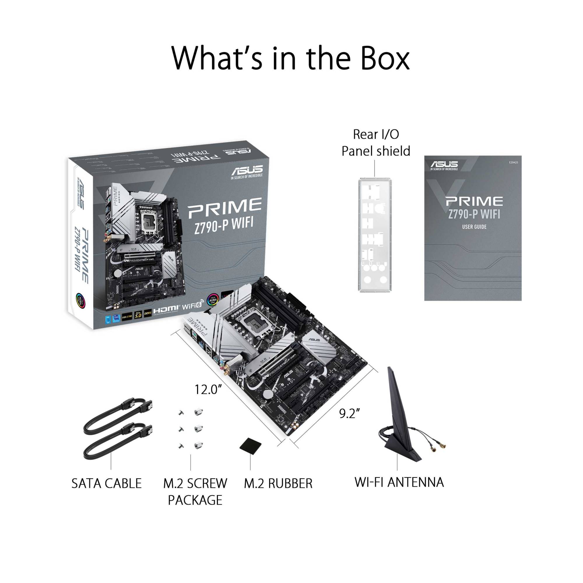 ASUS Prime Z790P WIFICSM, an Intel Z790 LGA 1700 ATX motherboard PC