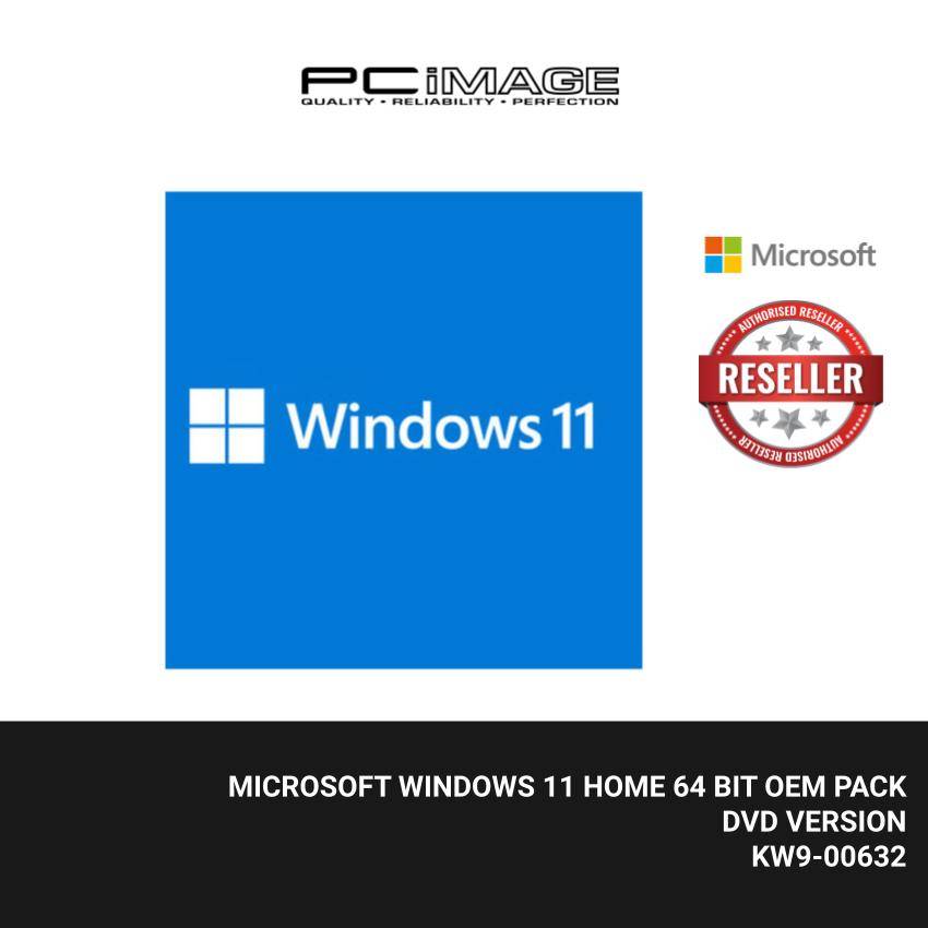 Microsoft Windows 11 Home 64 Bit OEM Pack DVD Version (KW9